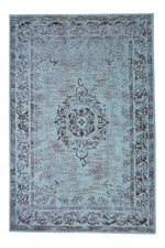 Tatum Blue/Green Patterned Rug - 140cm x 200cm