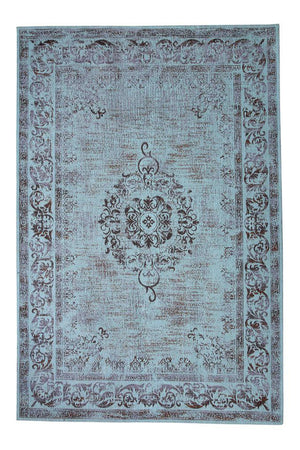 Tatum Blue/Green Patterned Rug - 140cm x 200cm