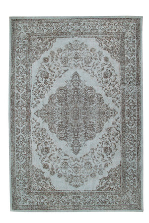 Piper Blue/Grey Patterned Rug - 200cm x 290cm
