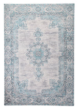 Harper Blue Patterned Rug - 200cm x 290cm