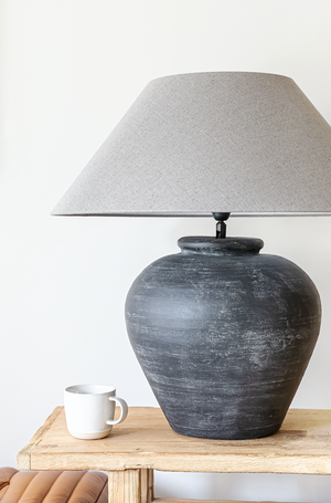 Figo Vase Lamp Brown/Black