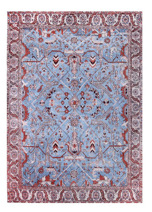 
                
                    Load image into Gallery viewer, Clara Blue/Red Abstract Rug - 160cm x 240cm
                
            