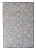 Sloane Grey Patterned Rug - 65cm x 110cm