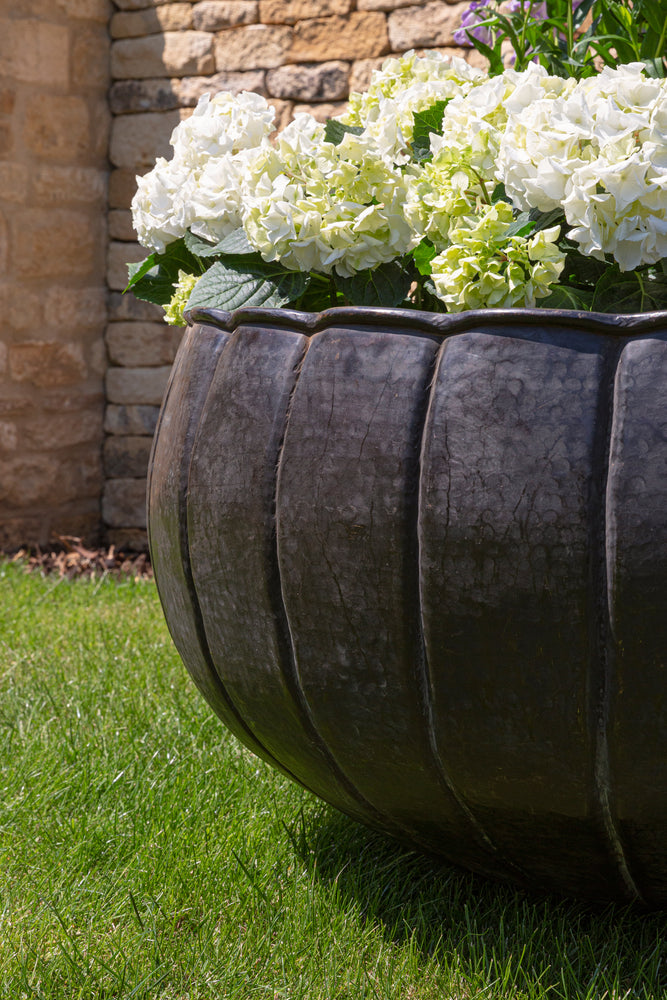 Large Brass Planter