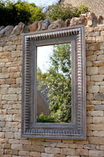 Kali Grey Rectangular Carved Mirror - 98cm x 150cm