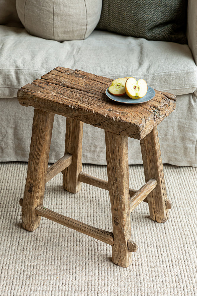 Jesse Vintage Wooden Stool