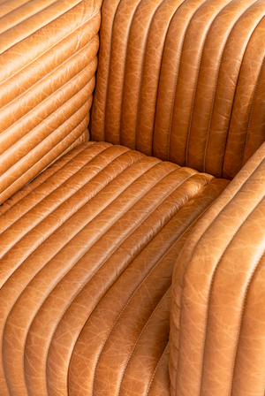 Kingham Leather Armchair - Columbia Brown