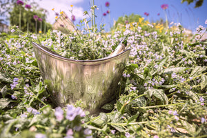 Love and Peace Champagne Bucket - Nickel