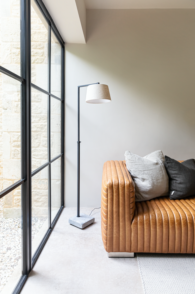 Lacio Floor Lamp - Lead-Grey