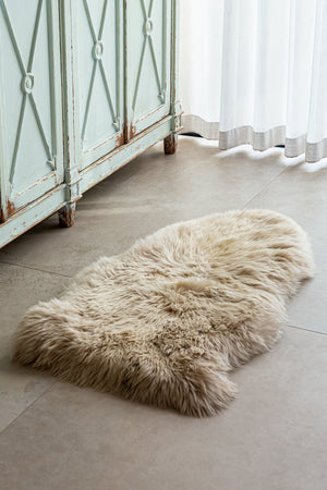Sheepskin Long Wool - Oyster - Large