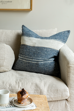 
                
                    Load image into Gallery viewer, North Sea Stripe Cushion - Large Square
                
            