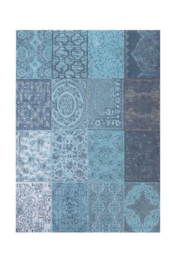 
                
                    Load image into Gallery viewer, Clea Outdoor Turquoise Patchwork Rug - 140cm x 200cm
                
            