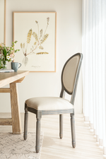 Rennes Chair - Grey - Oatmeal