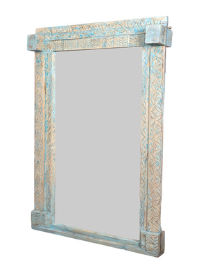 Dilip Carved Wooden Mirror - 195cm