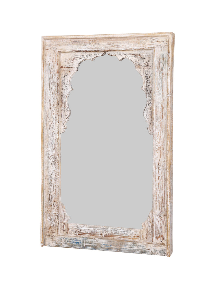 Archie Carved Wooden Mirror - 110cm