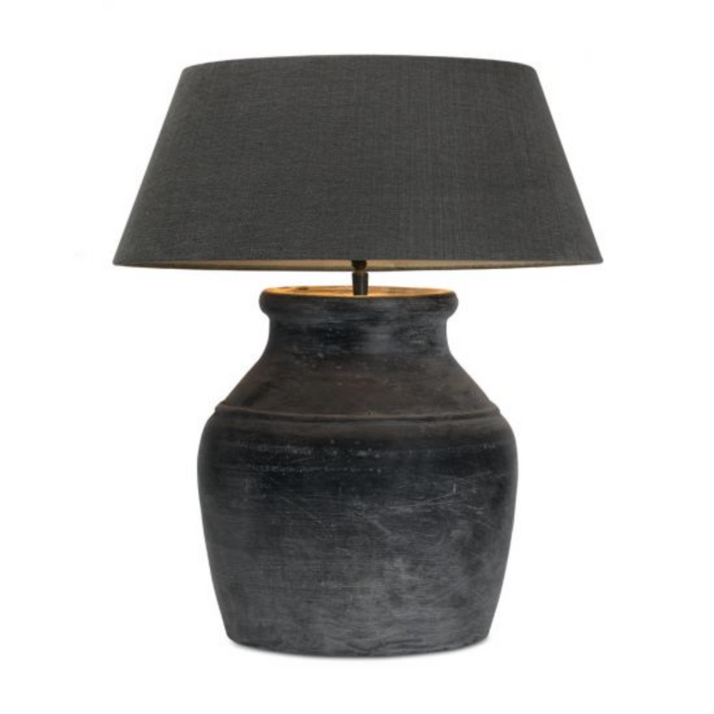 Hamo Vase Lamp Black/Brown