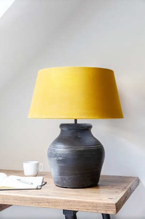 Hamo Vase Lamp Black/Brown