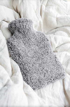 Hot Water Bottle - Light Grey