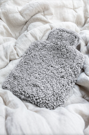 Hot Water Bottle - Light Grey