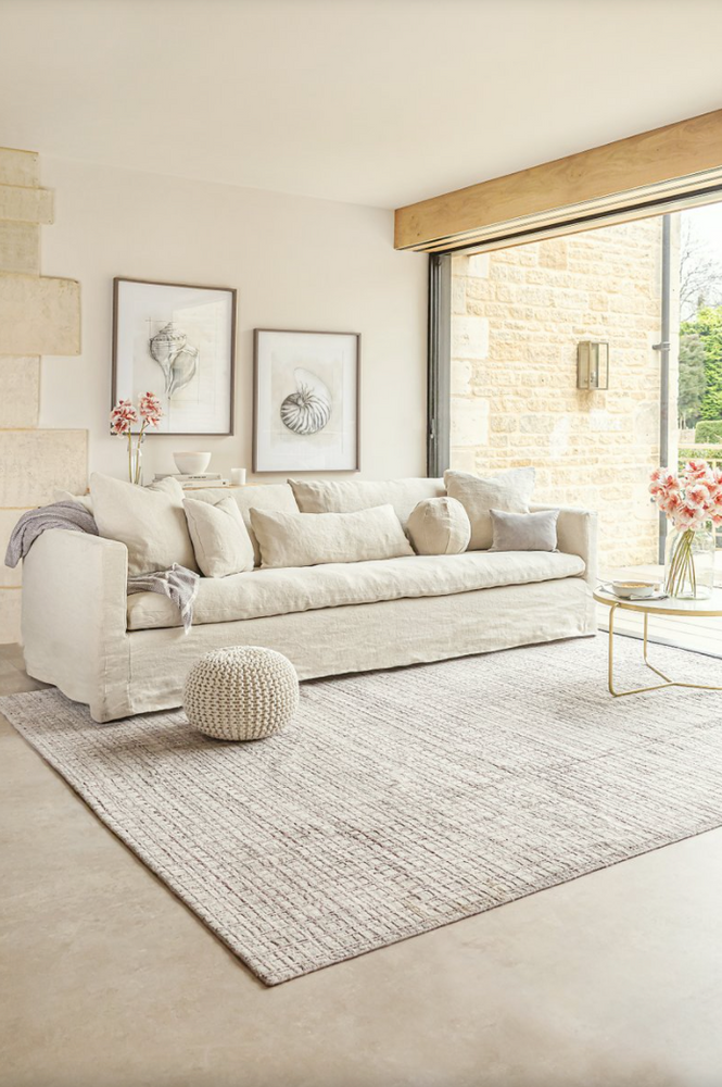 Snowshill 4 Seater Premium Linen Sofa Cotswold Grey