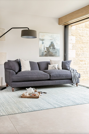 Milton 3 Seater Sofa - Steel