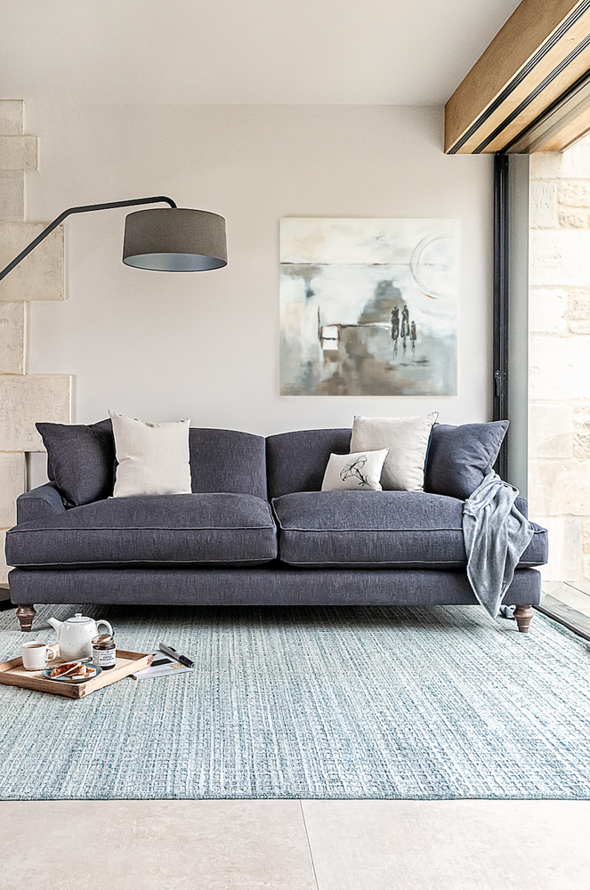 Milton 3 Seater Sofa - Steel