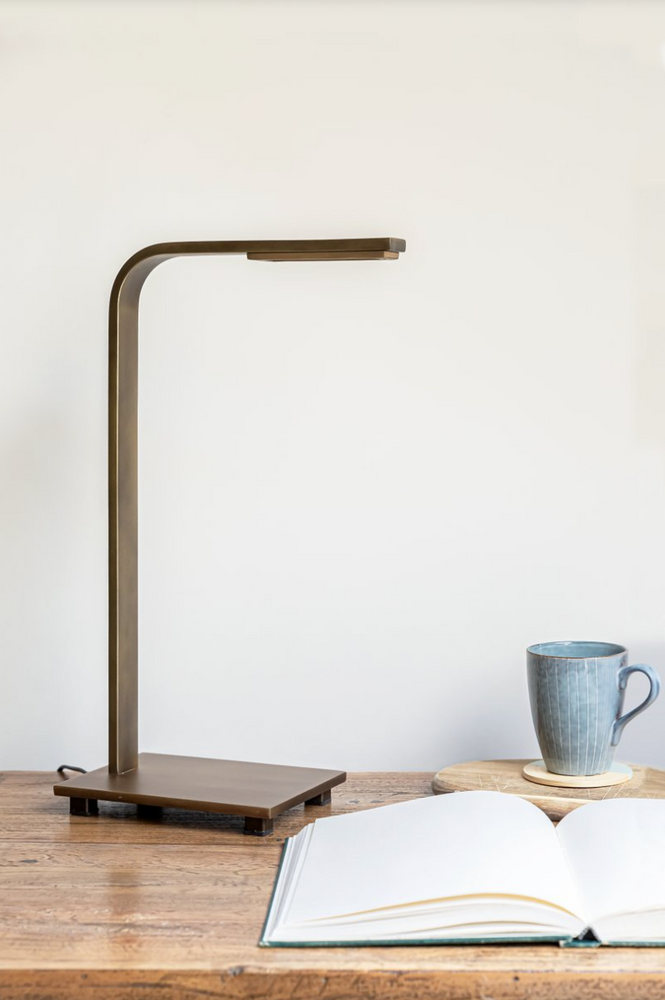 
                
                    Load image into Gallery viewer, Piana Table Lamp - Dark Brass
                
            