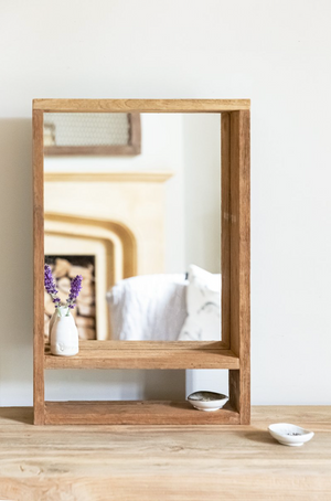 
                
                    Load image into Gallery viewer, Raman Wooden Mirror
                
            