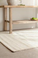 Marlow Ivory Woven Rug - 150cm x 230cm