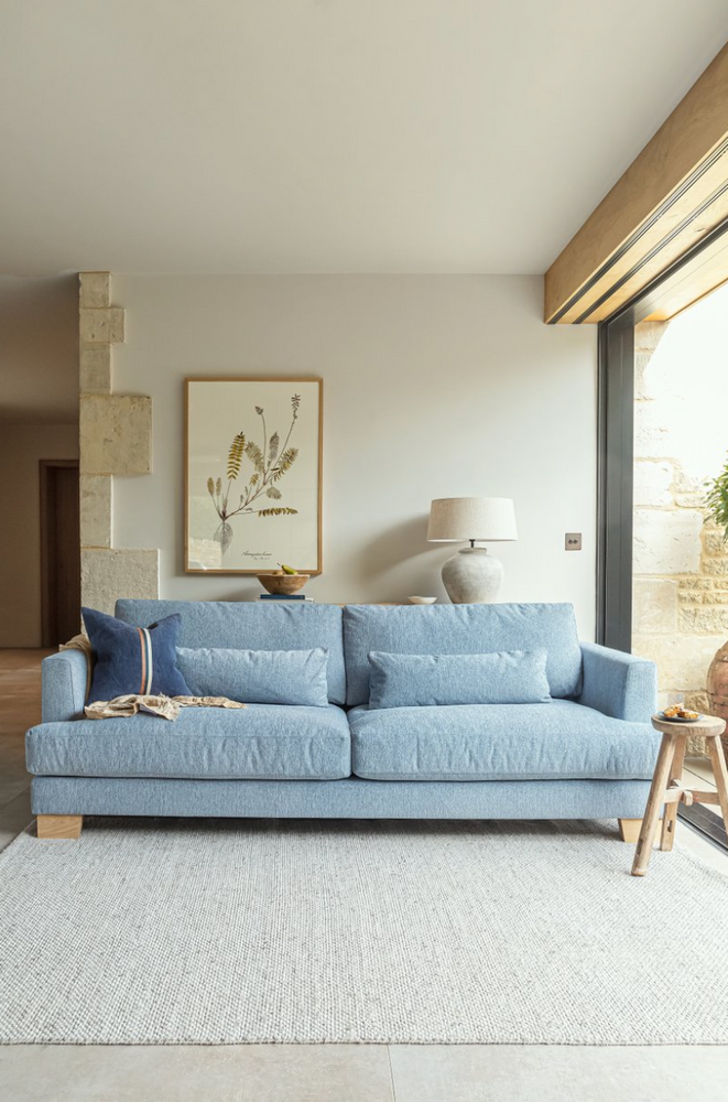 Light blue sofa bed deals