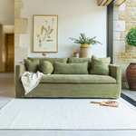 Snowshill 3 Seater Sofa - Premium Linen - Olive