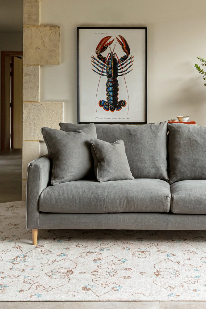
                
                    Load image into Gallery viewer, Moreton 3 Seater Sofa - Premium Linen - Graphite
                
            