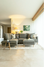 Moreton Corner Sofa - Left - Premium Linen - Graphite