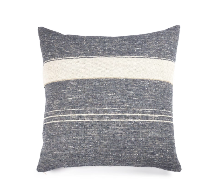 North Sea Stripe Cushion - Large Square