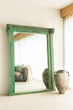 Bodi Carved Wooden Mirror - 185cm