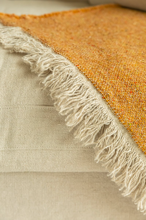 Jules Throw - Green Herringbone