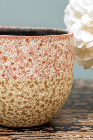 Drop Orchid Pot Rust - 14cm