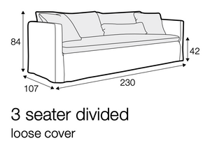 Snowshill 3 Seater Sofa - Premium Linen - Olive