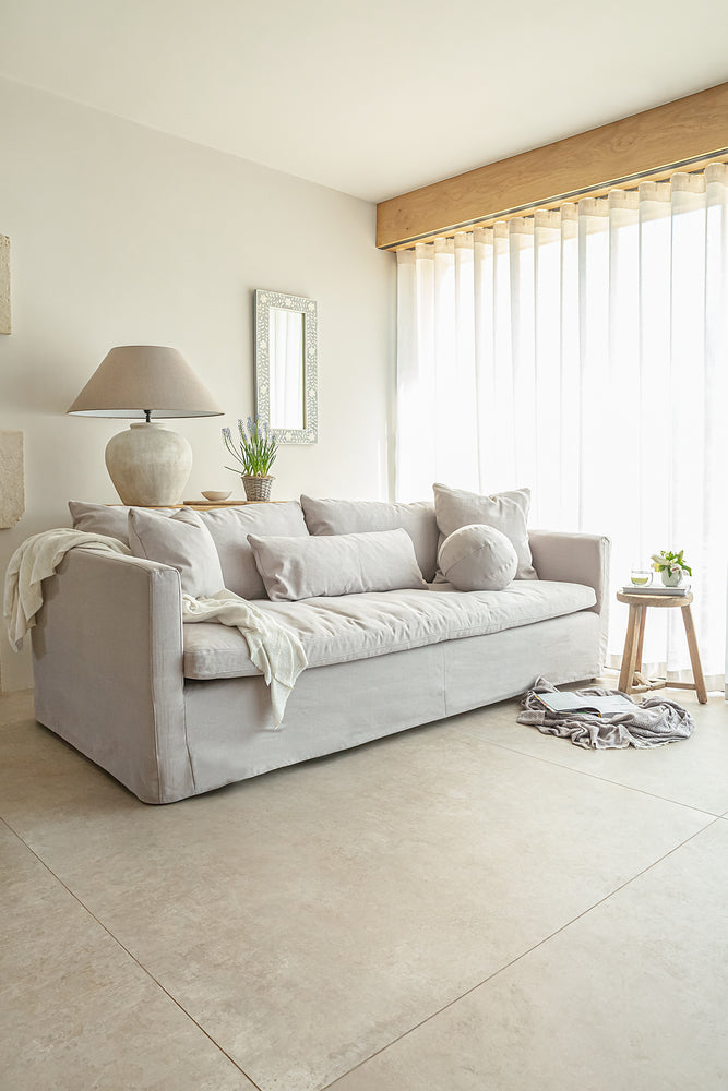
                
                    Load image into Gallery viewer, Snowshill 3 Seater Sofa - Linen - Greige
                
            