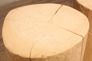 Hunter Rustic Wooden Stool - 39cm
