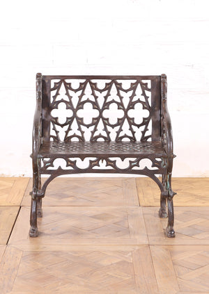 Pair of Amia Iron Benches