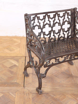 Pair of Amia Iron Benches