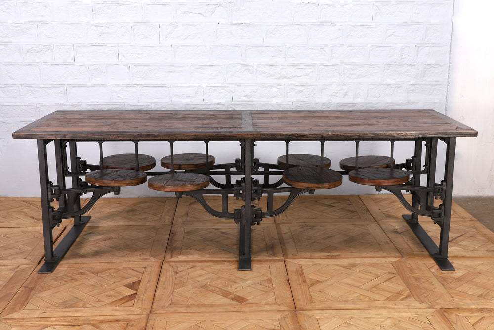 Swing Seat Dining Table - 8 Seater