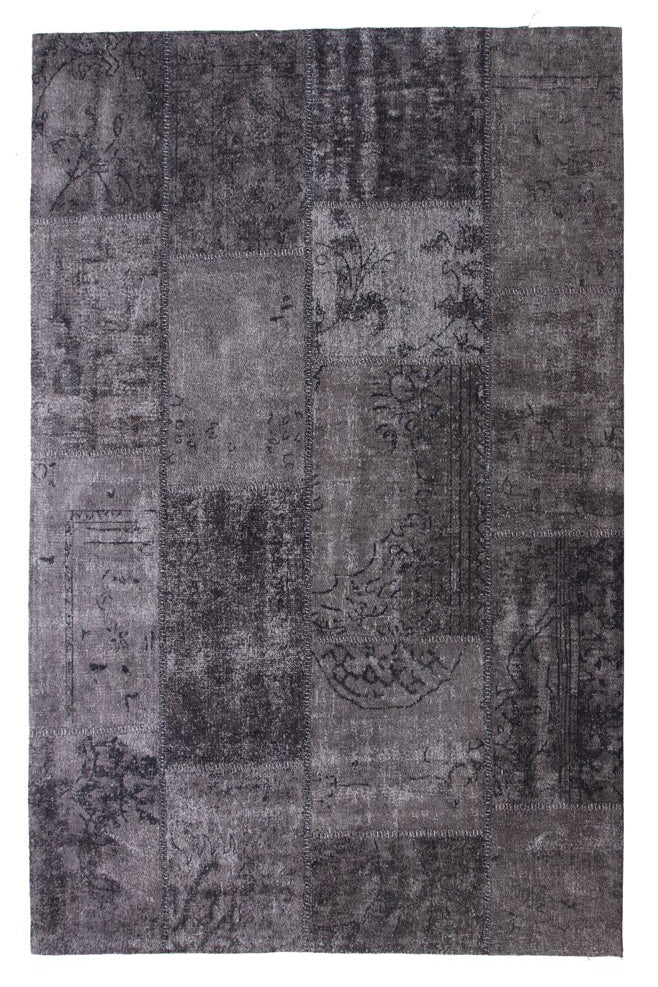 
                
                    Load image into Gallery viewer, Jasmine Grey/Black Patterned Rug - 140cm x 200cm
                
            