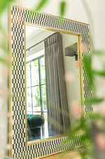 Tara Inlay Rectangular Mirror - 100 x 140cm