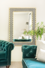 Tara Inlay Rectangular Mirror - 100 x 140cm