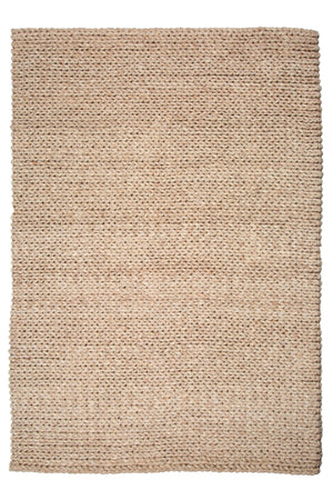 Lois Beige Braided Rug - 190cm x 270cm
