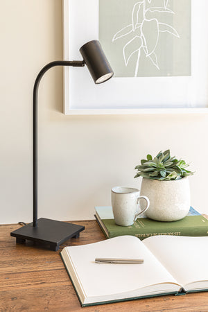 Mid Century Writing Desk - Dark