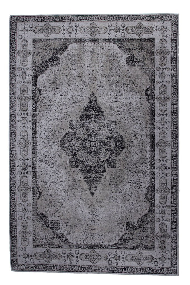 Micaela Black Patterned Rug - 200cm x 290cm