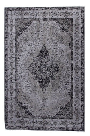 Micaela Black Patterned Rug - 200cm x 290cm